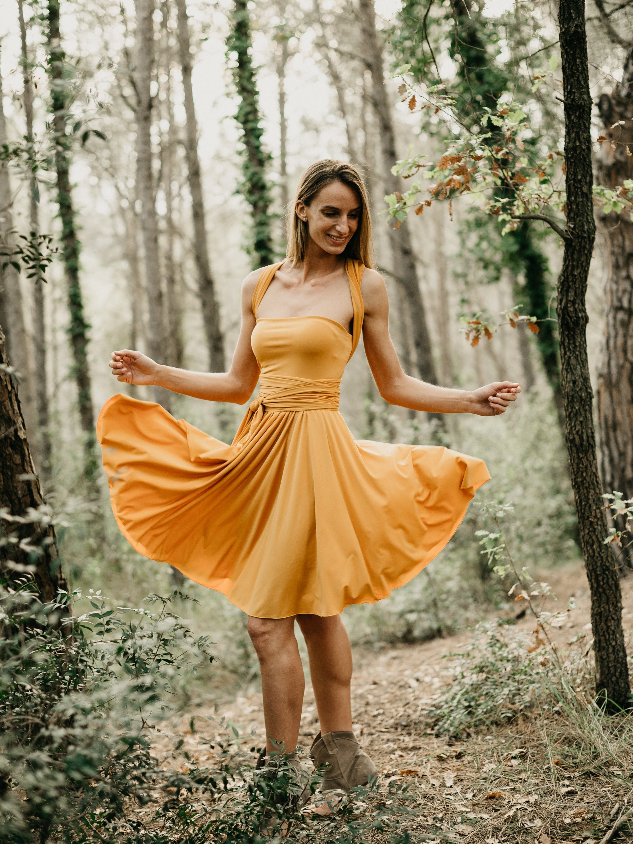70-Way Stretch Mini Dress