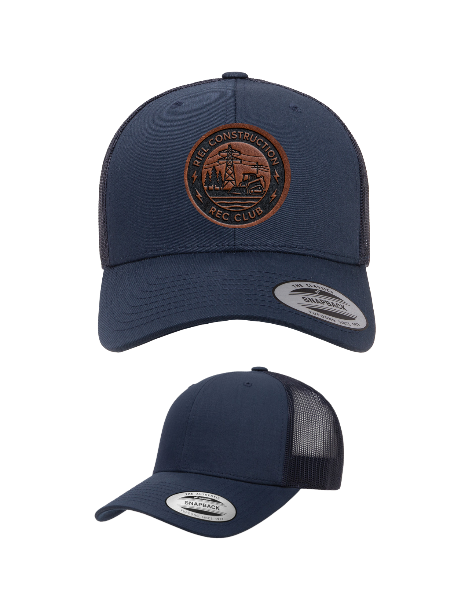 Riel Construction Rec Club - Retro Trucker Snapback