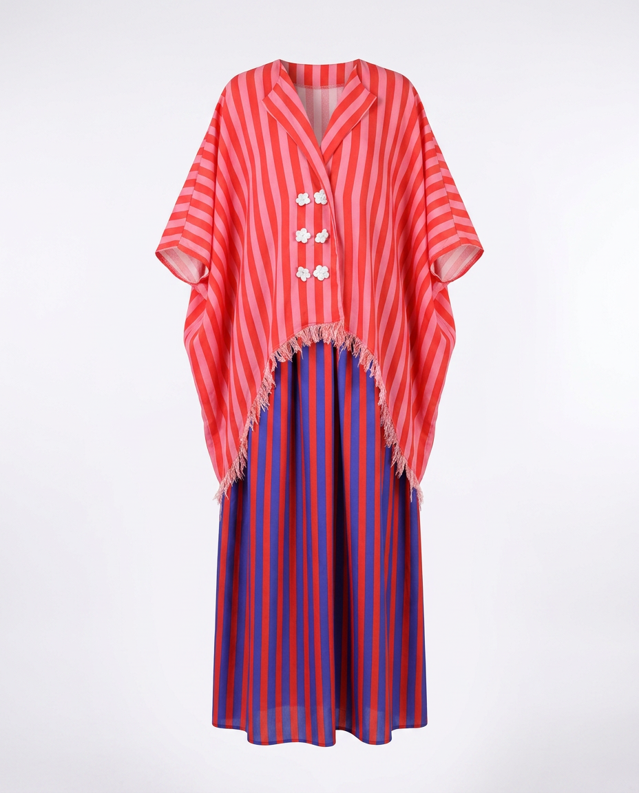 Cotton Blend Boho Maxi Dress