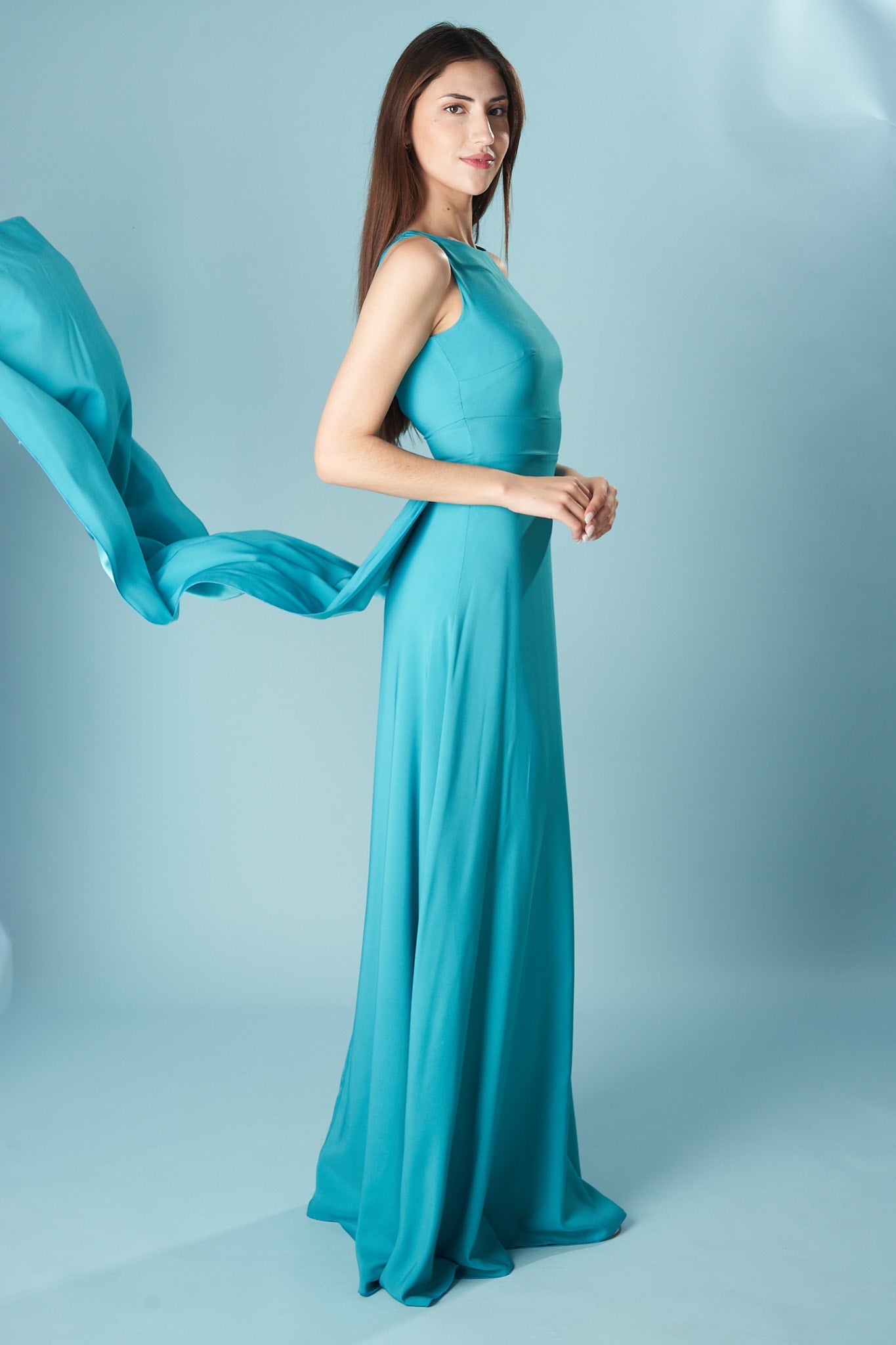 Laredo Off-Shoulder Gown