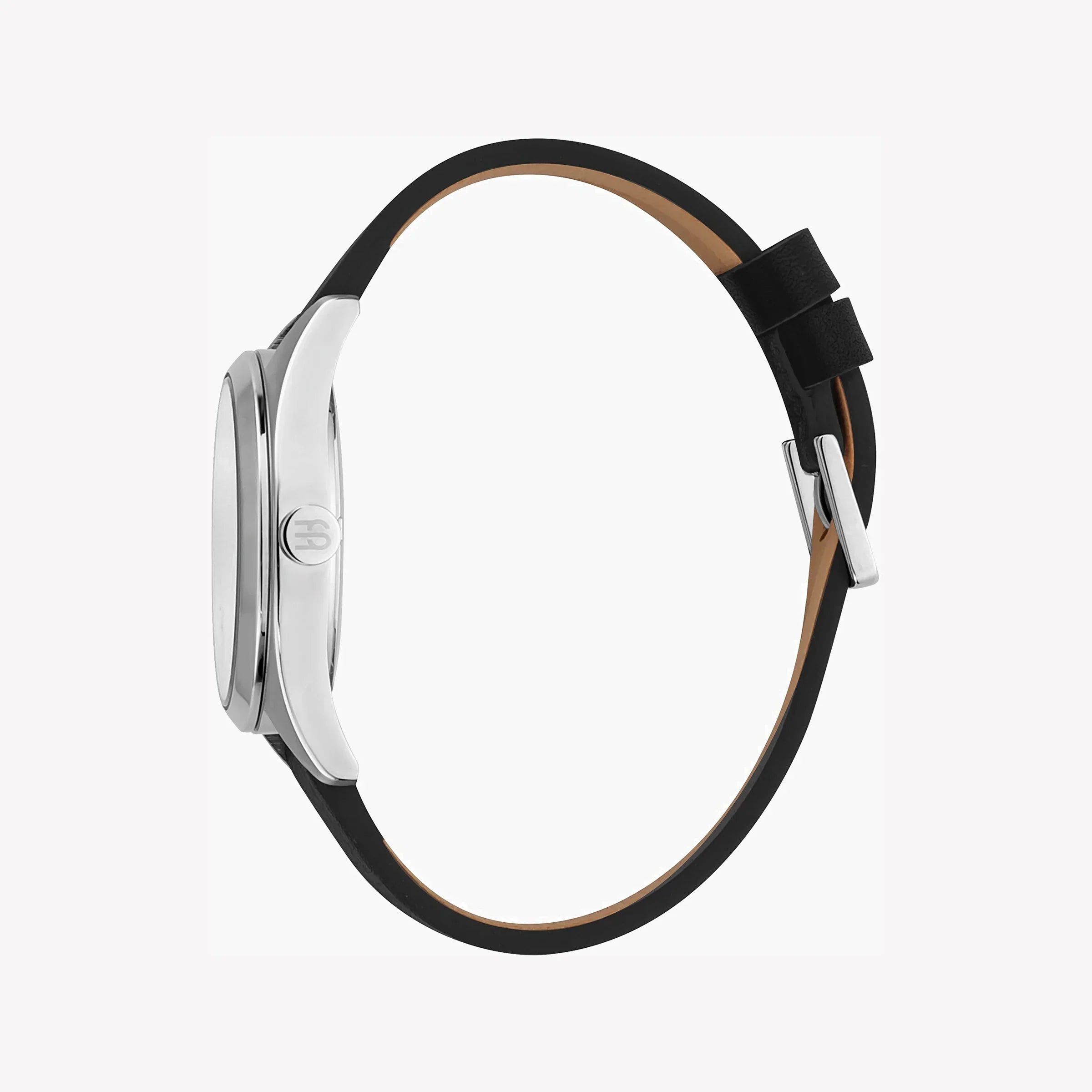 Esprit Silver Dial Leather Watch