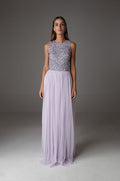 Ines Lilac Maxi Skirt