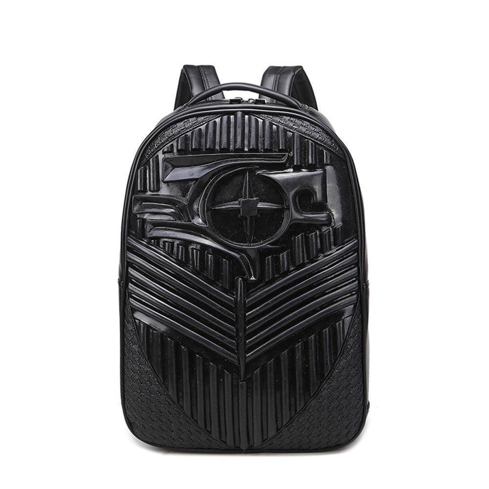PU Skull Laptop Travel Backpack