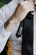 6AM Black Formal Tie
