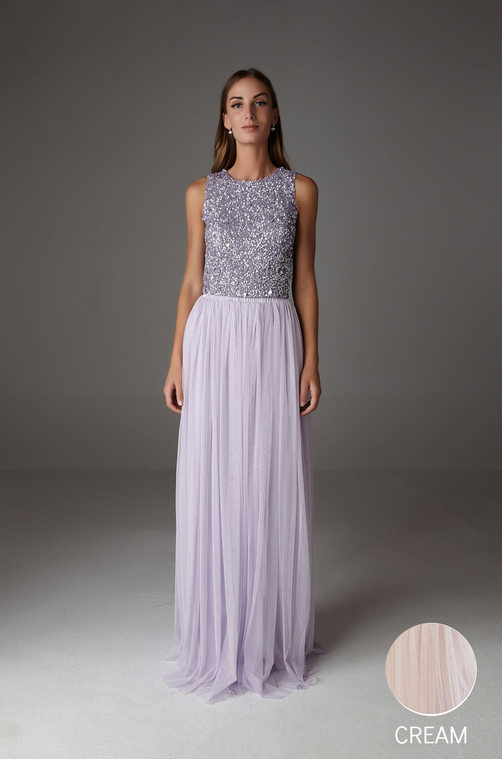 Ines Cream Maxi Skirt