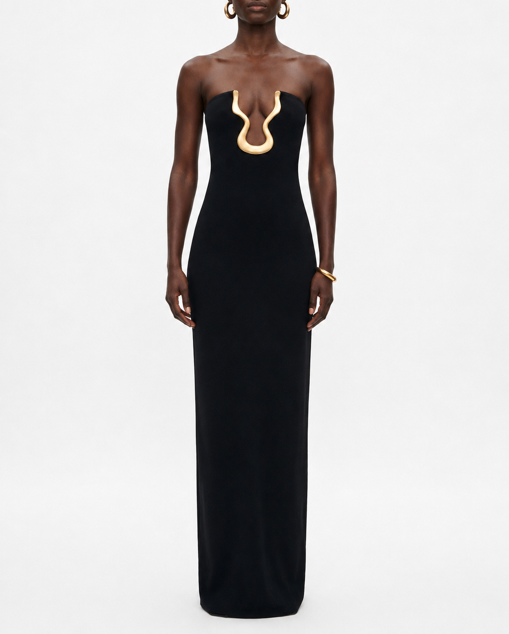 Odessa Strapless Knit Maxi
