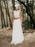 Ines Cream Maxi Skirt