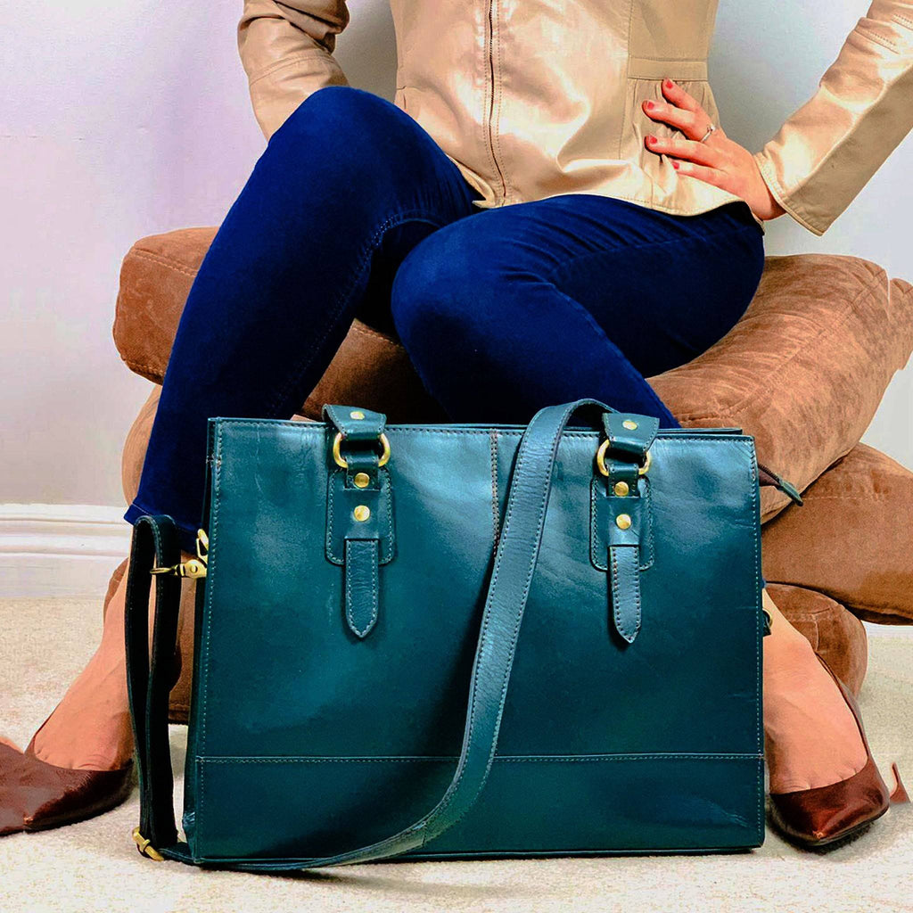 17" Full-Grain Laptop Bag