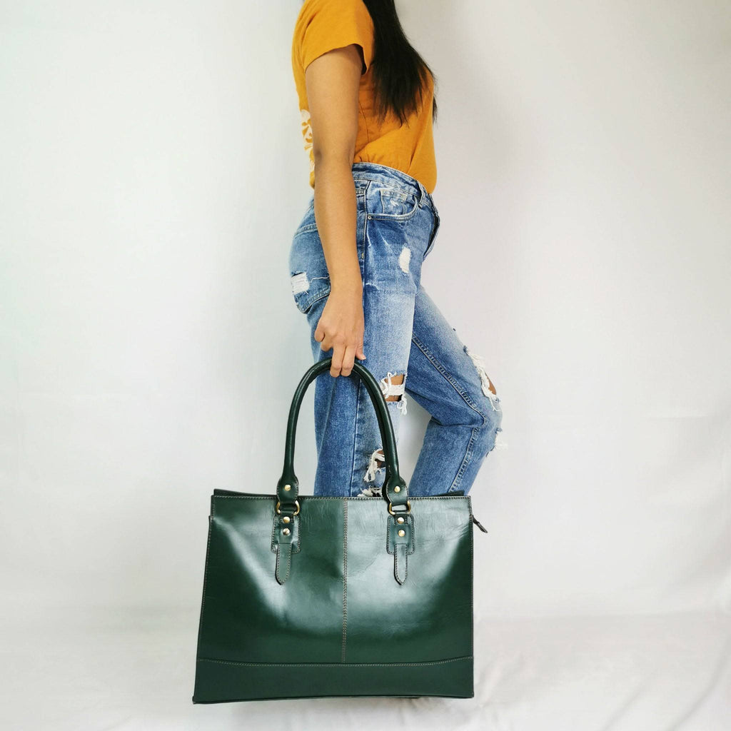 17" Full-Grain Laptop Bag