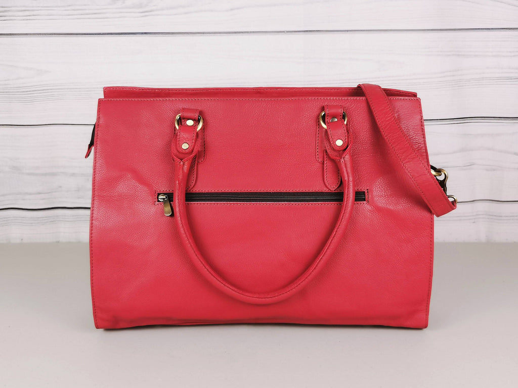 17" Full-Grain Laptop Tote
