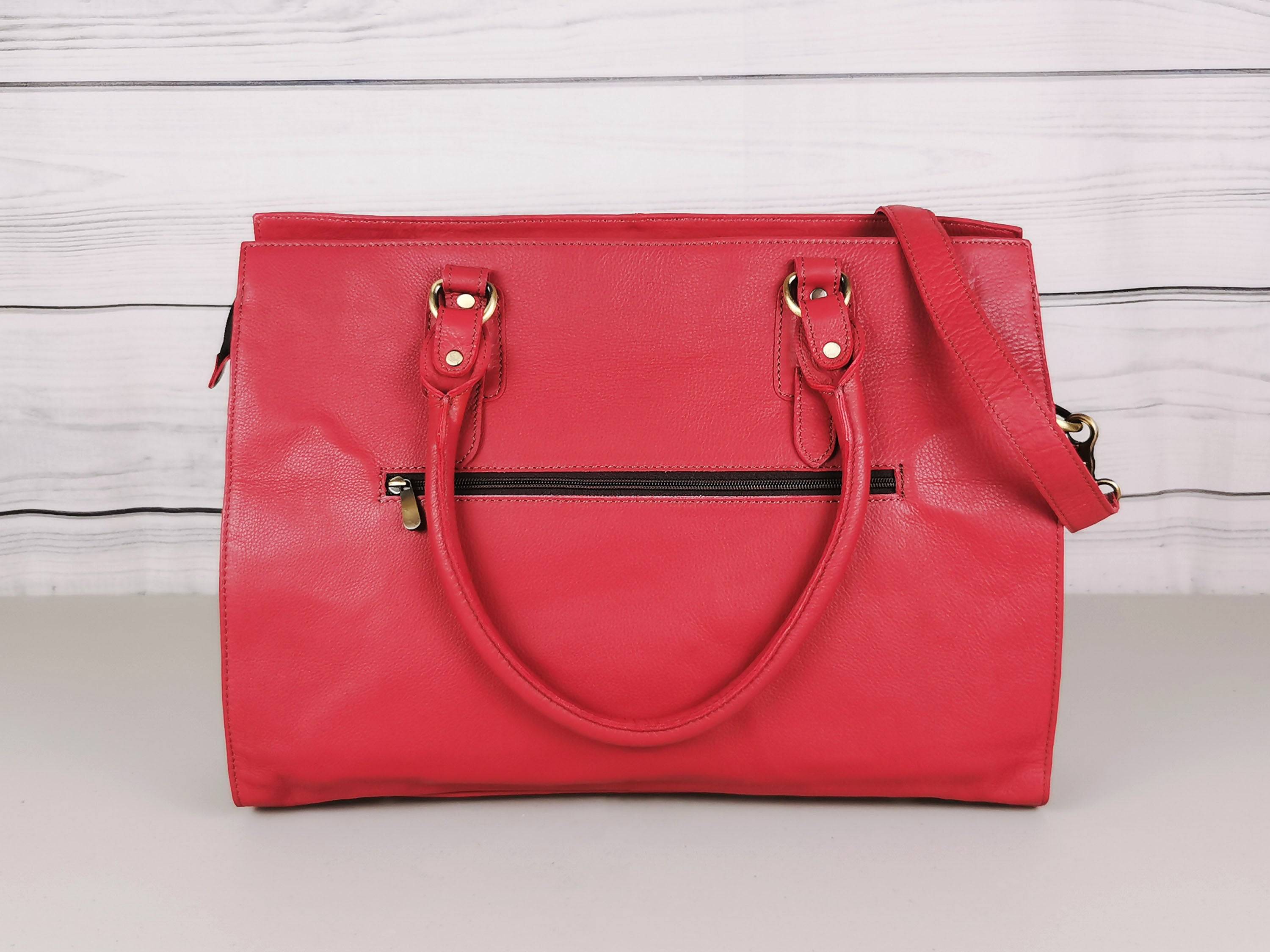 17" Full-Grain Laptop Tote