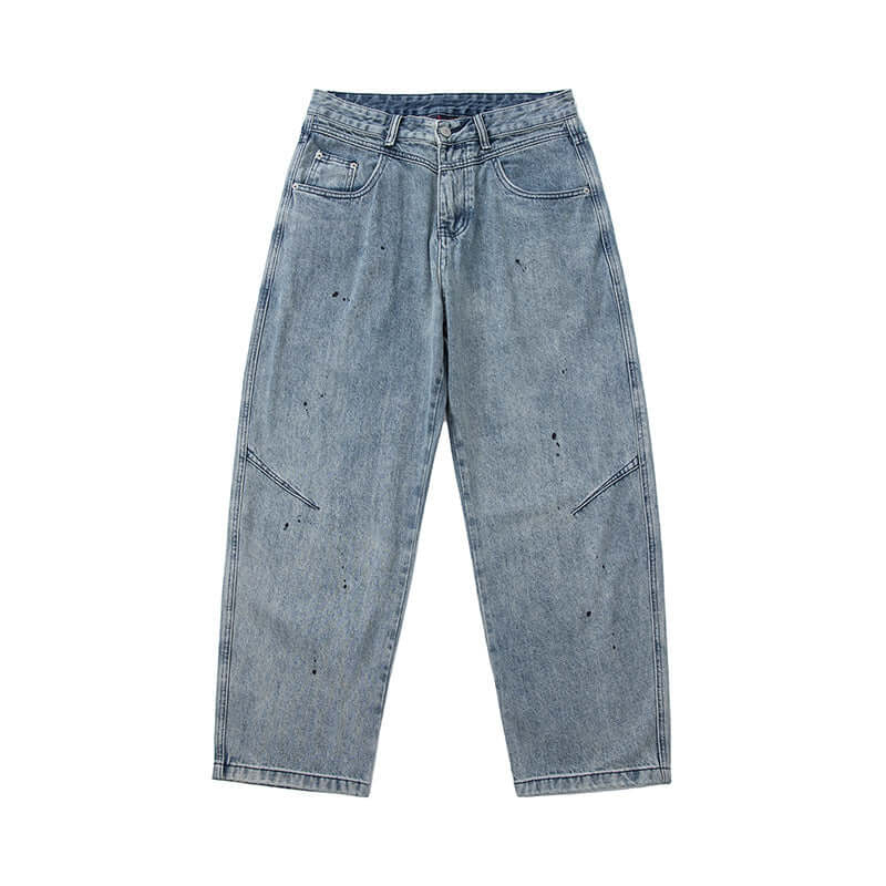 Brushed Lined Baggy Jeans