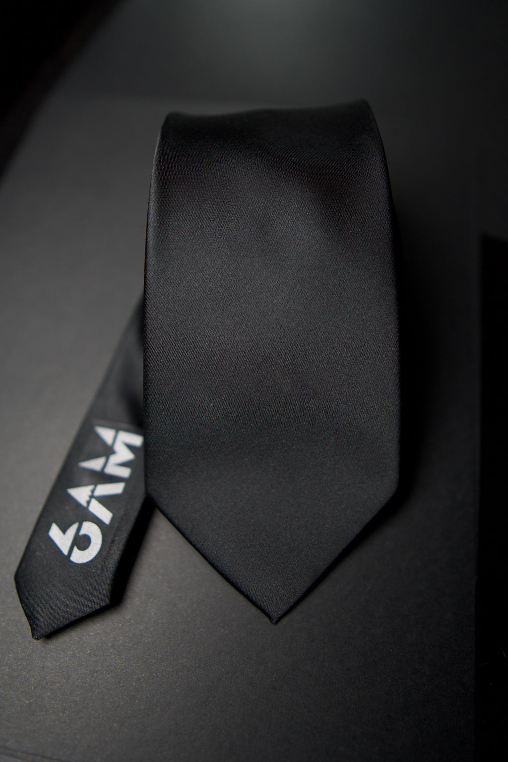 6AM Black Formal Tie