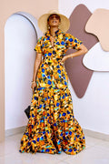 Handmade Ankara Kaftan Maxi