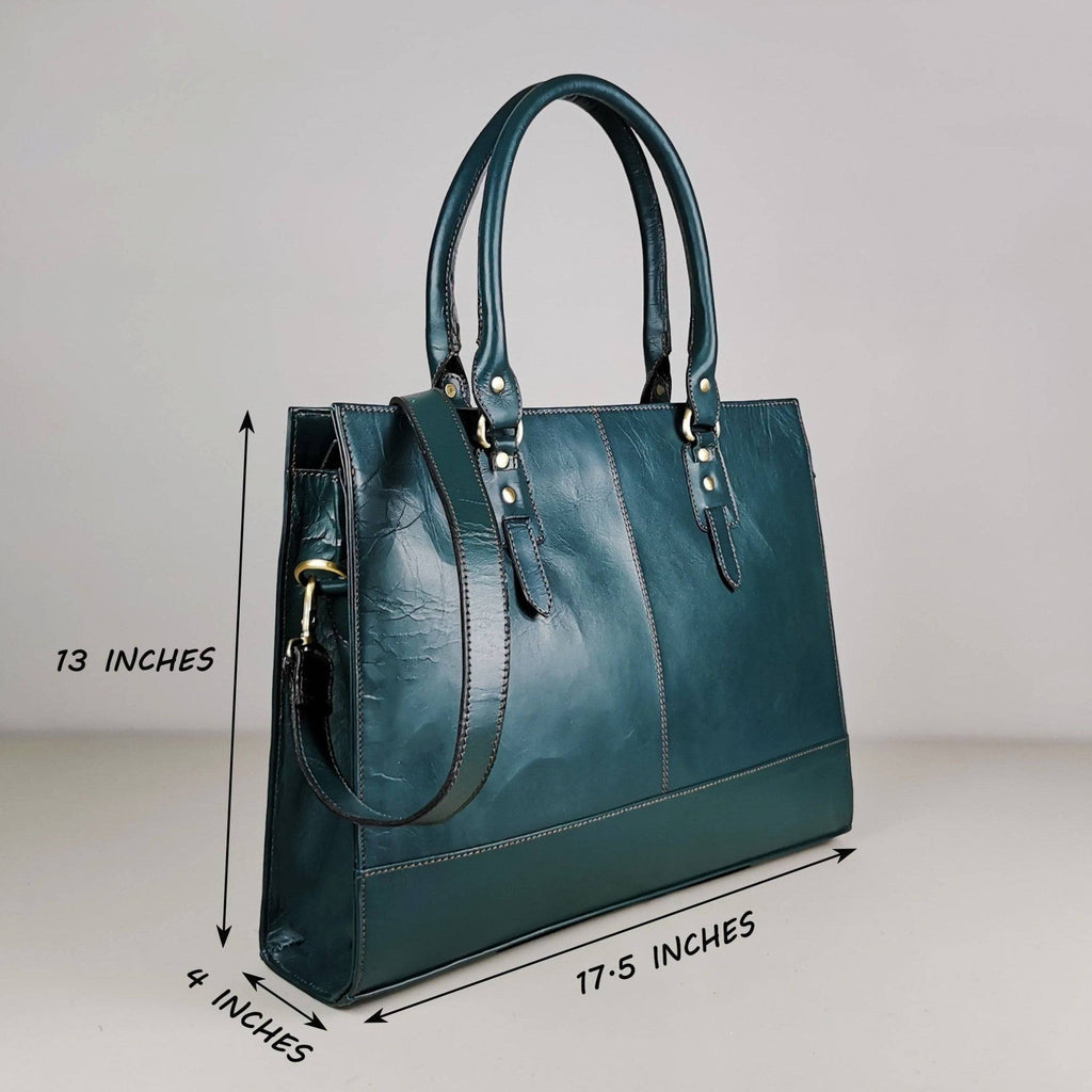 17" Full-Grain Laptop Bag