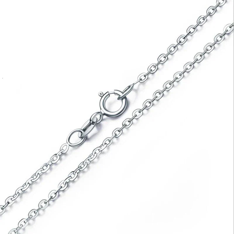 925 Silver Clover Zircon Necklace