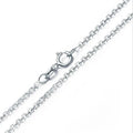925 Silver Clover Zircon Necklace