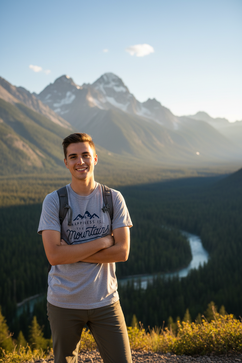 Organic Cotton Mountain Tee