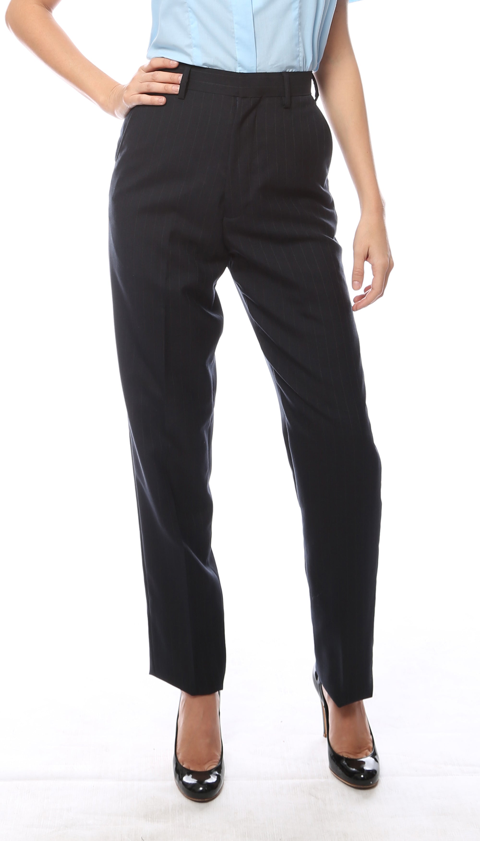 Stretch Poly Wool Dress Pants