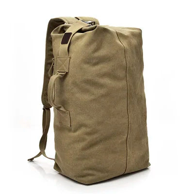 Canvas Travel Backpack Green