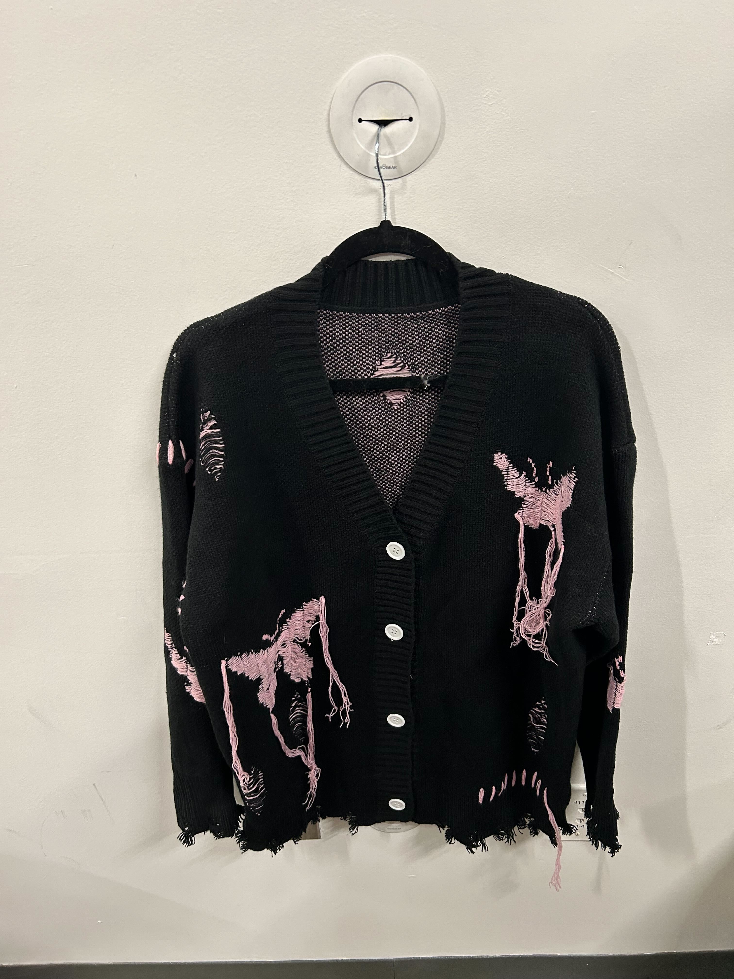 Distressed Butterfly Cardigan