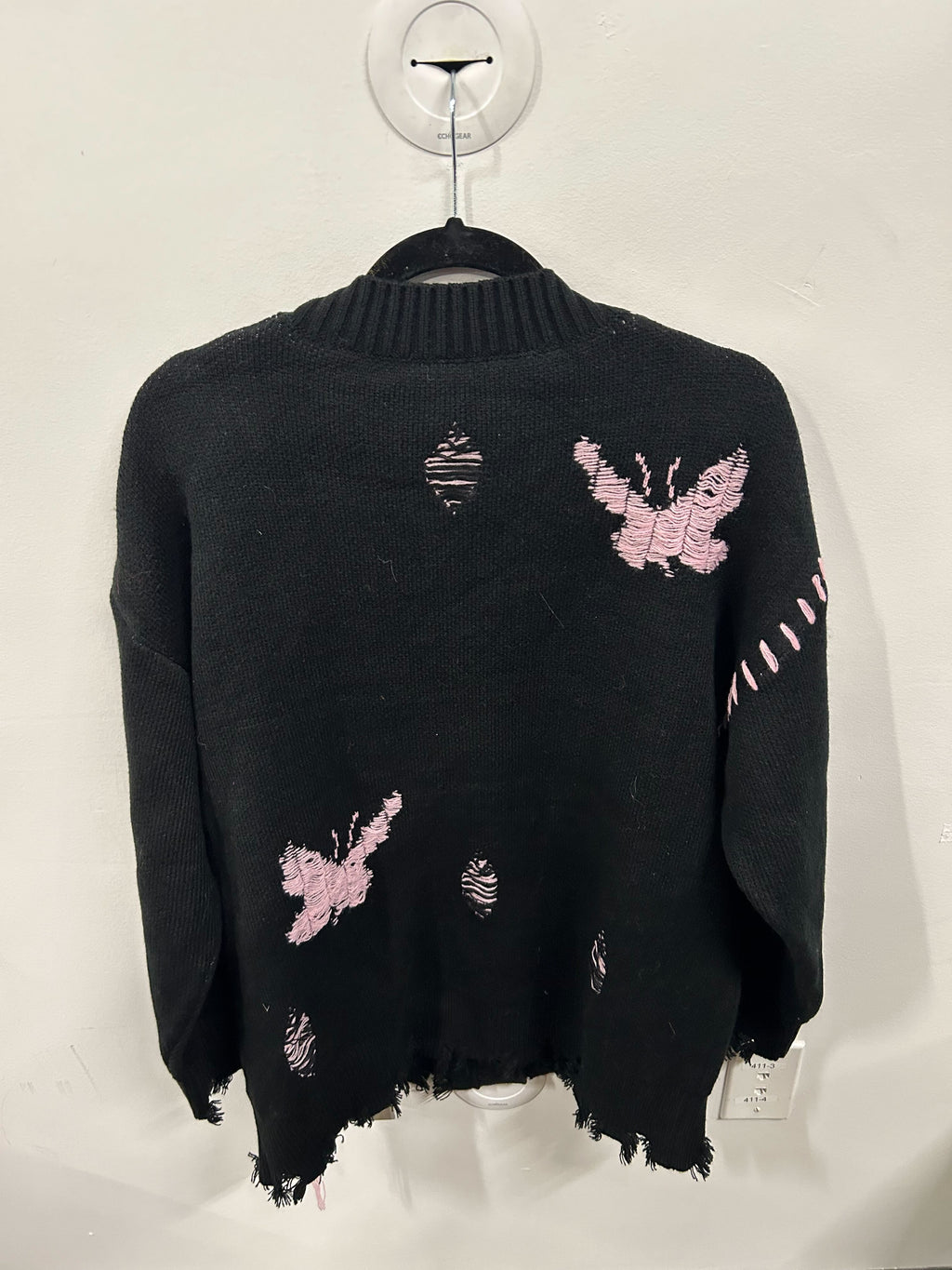 Distressed Butterfly Cardigan