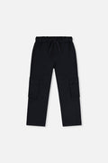 Twill Pants With Cargo Pockets Dark Blue