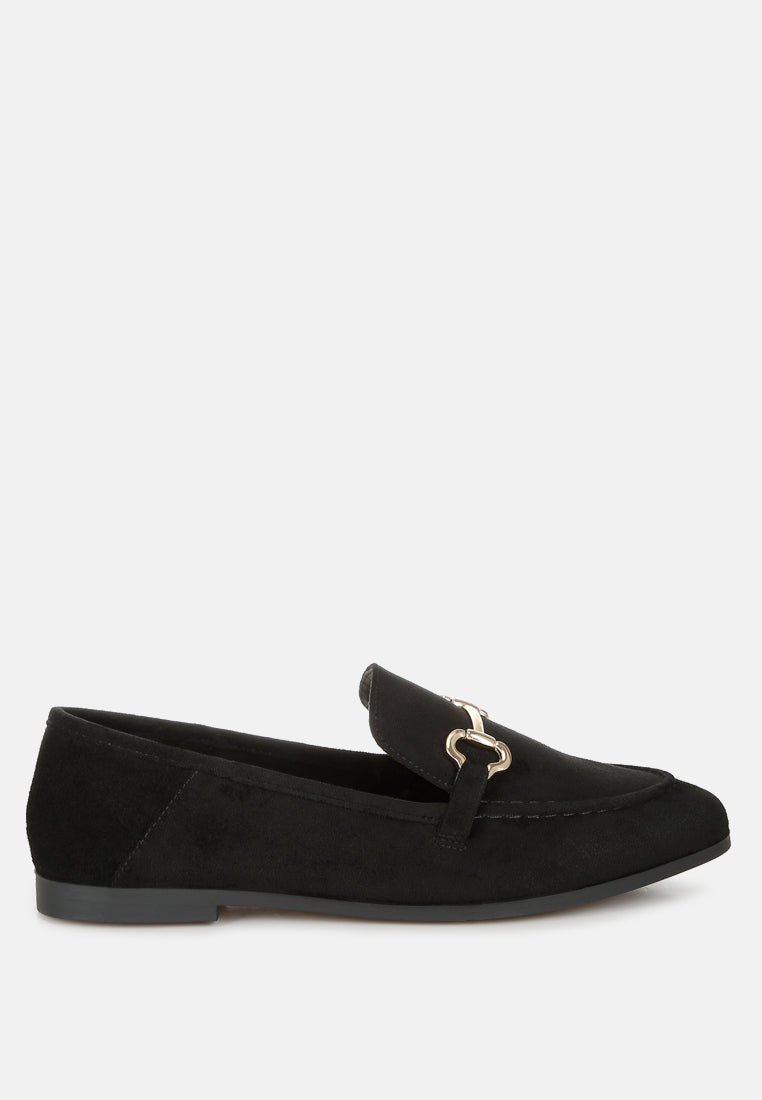 Horsebit Micro Suede Loafers
