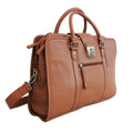 Brown Top-Grain Briefcase