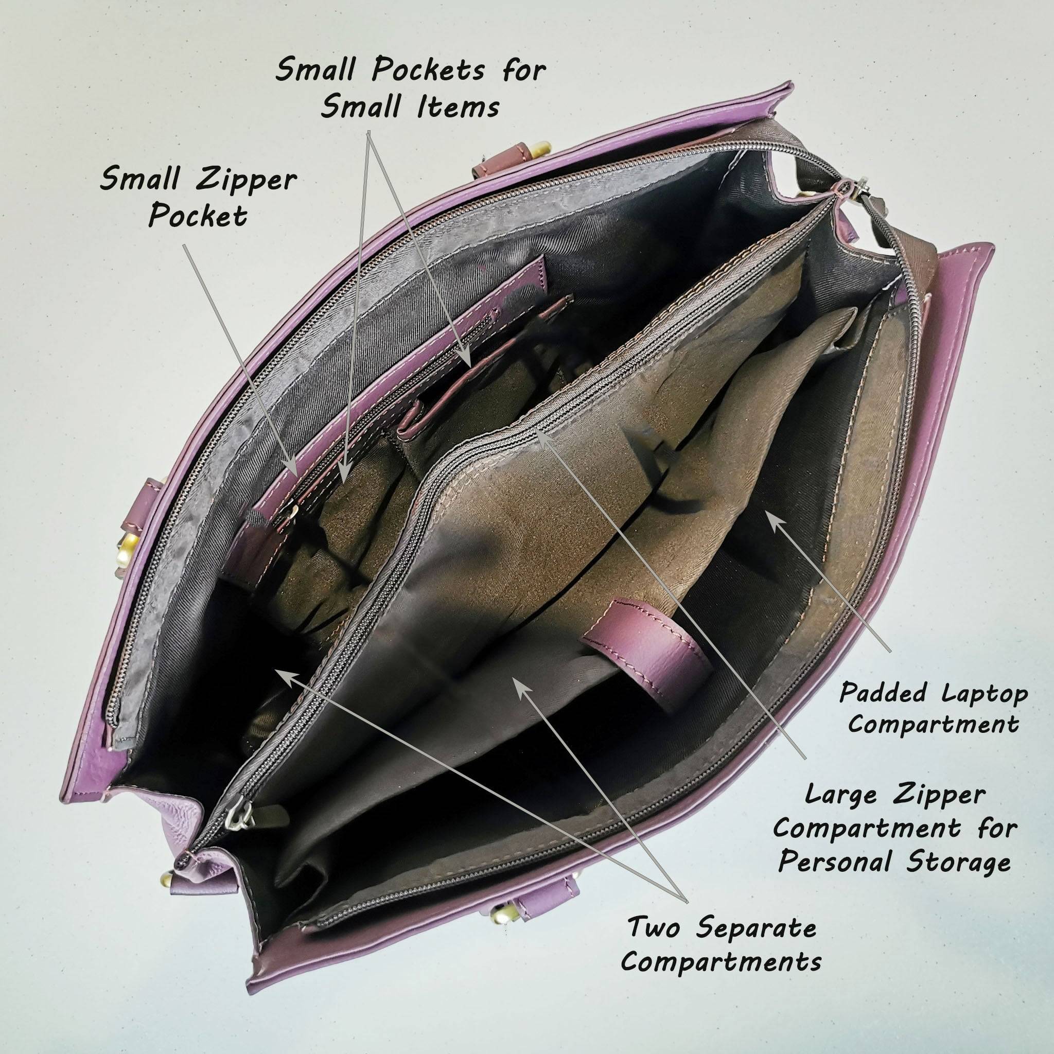 17" Full-Grain Laptop Bag