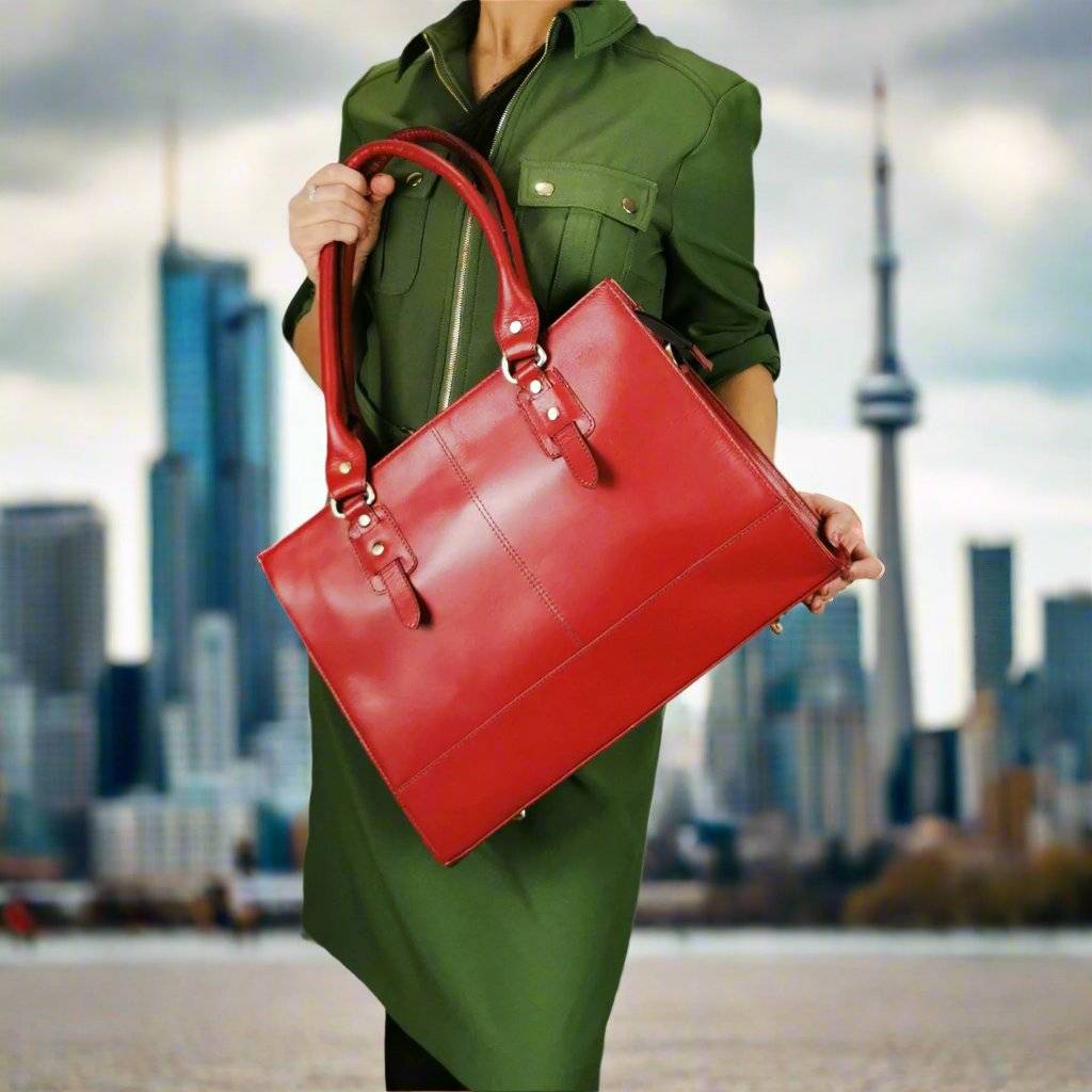 17" Full-Grain Laptop Bag
