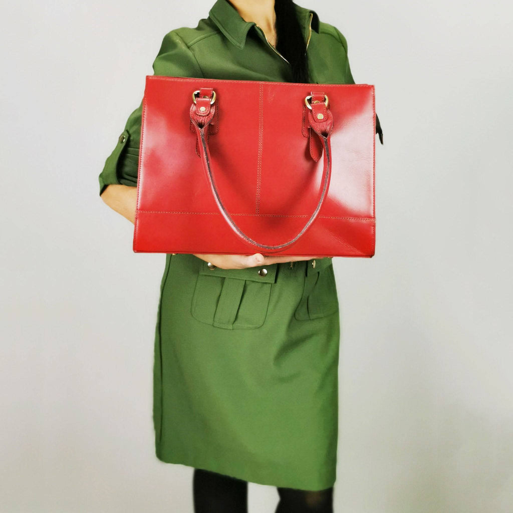 17" Full-Grain Laptop Bag