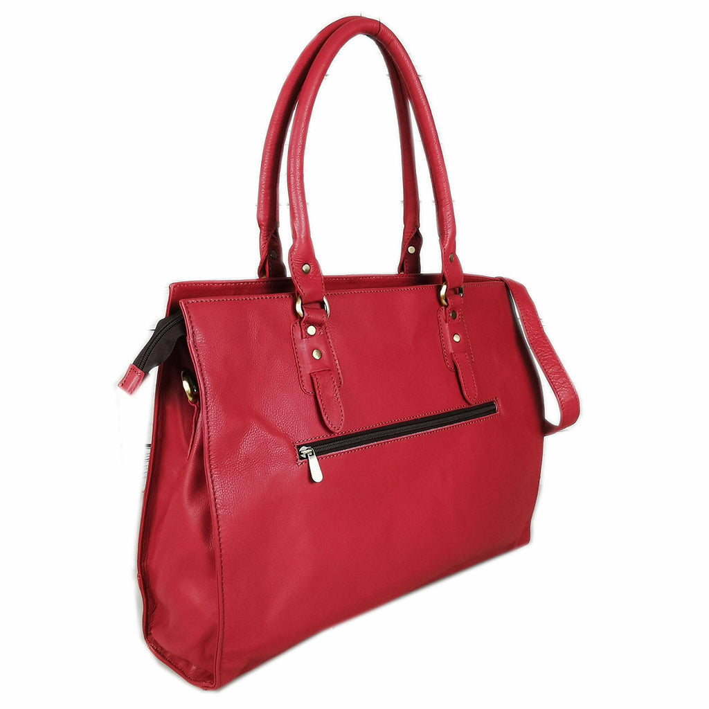 17" Full-Grain Laptop Tote