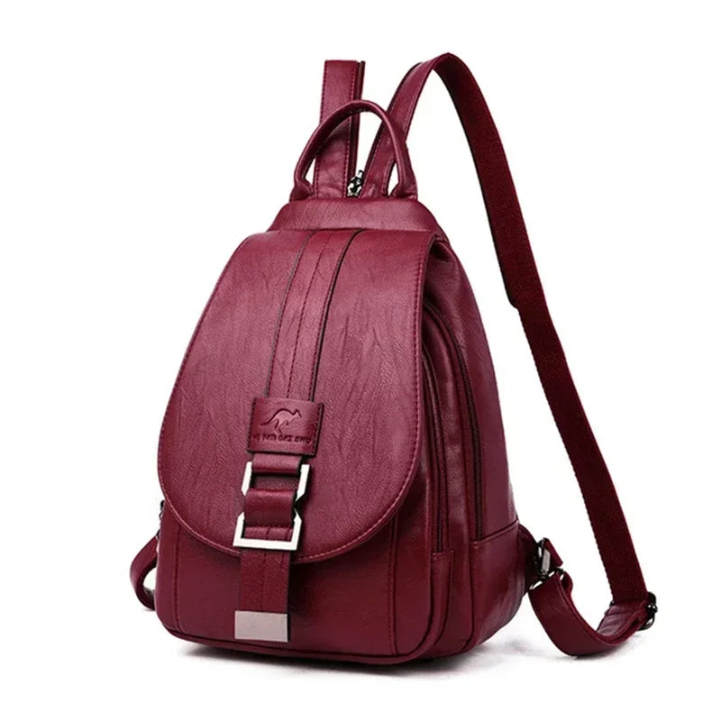 Vintage Leather Travel Pack
