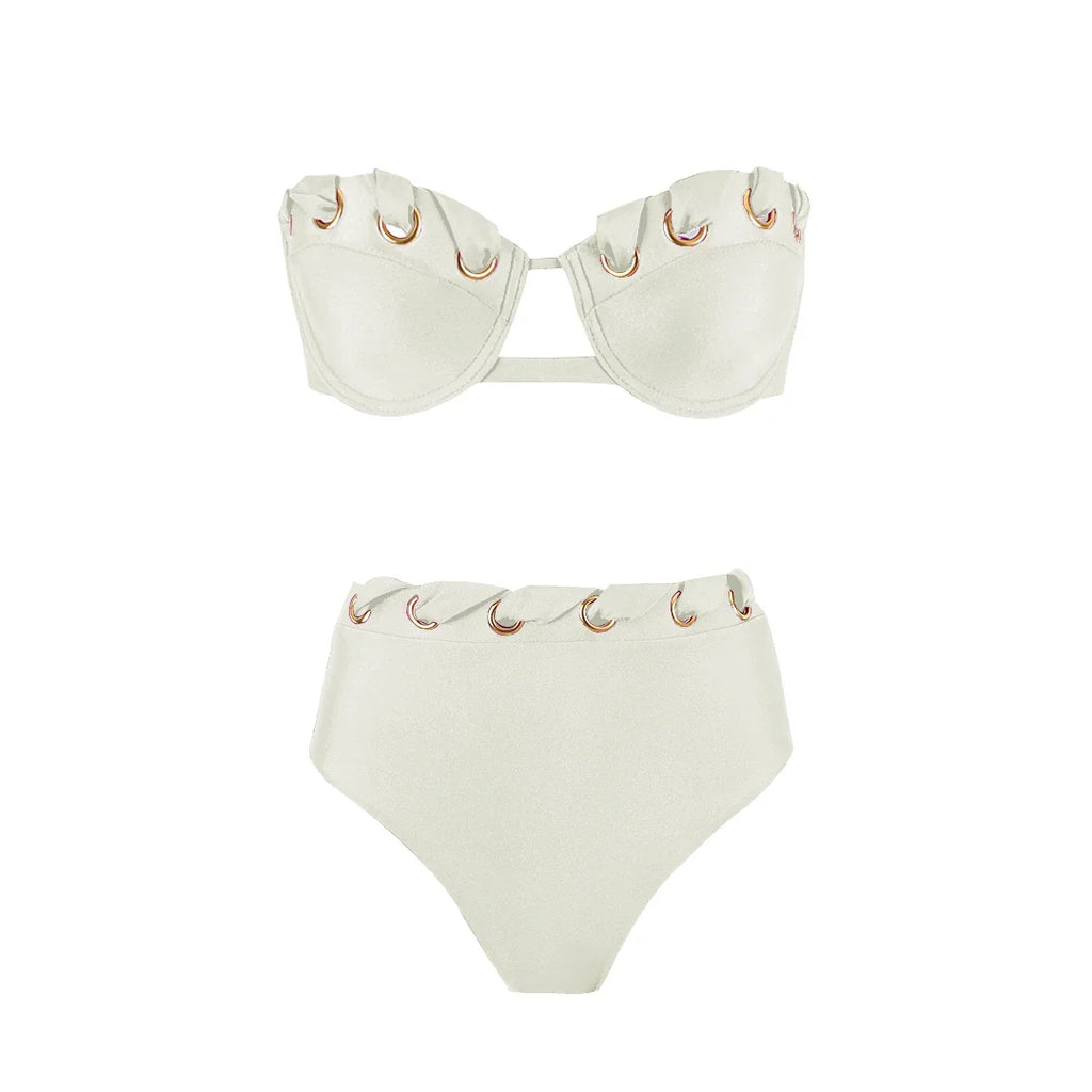 High Waist Underwire Bikini