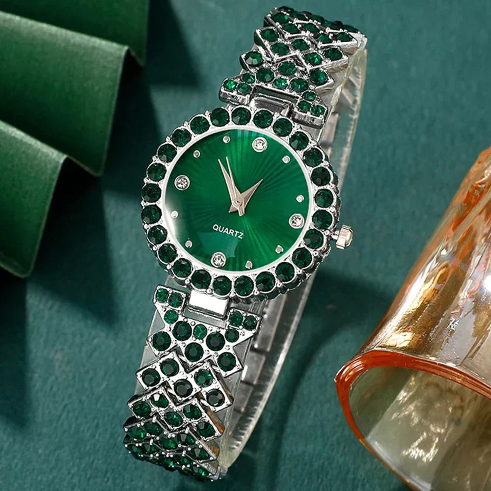 Green Heart Watch Set
