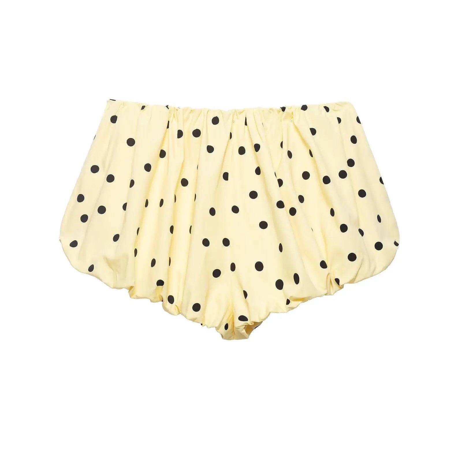 Polka Dot Crop Top Short Set