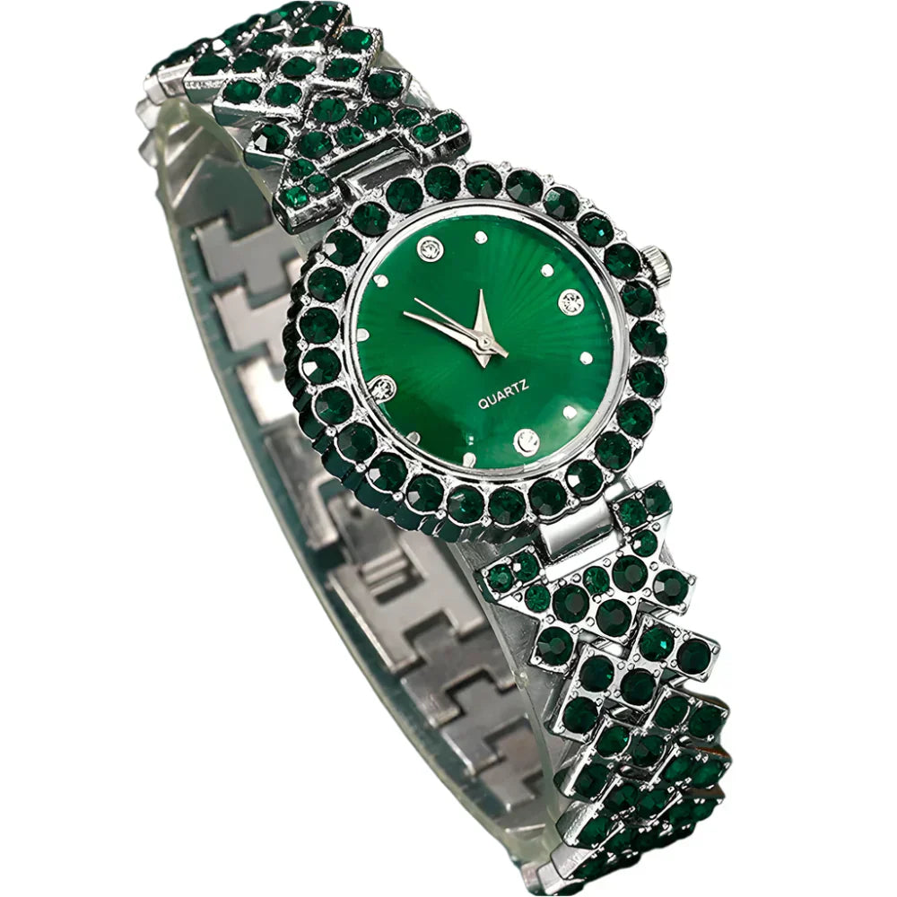 Green Heart Watch Set