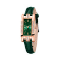 Green Quartz Watch Gift Set