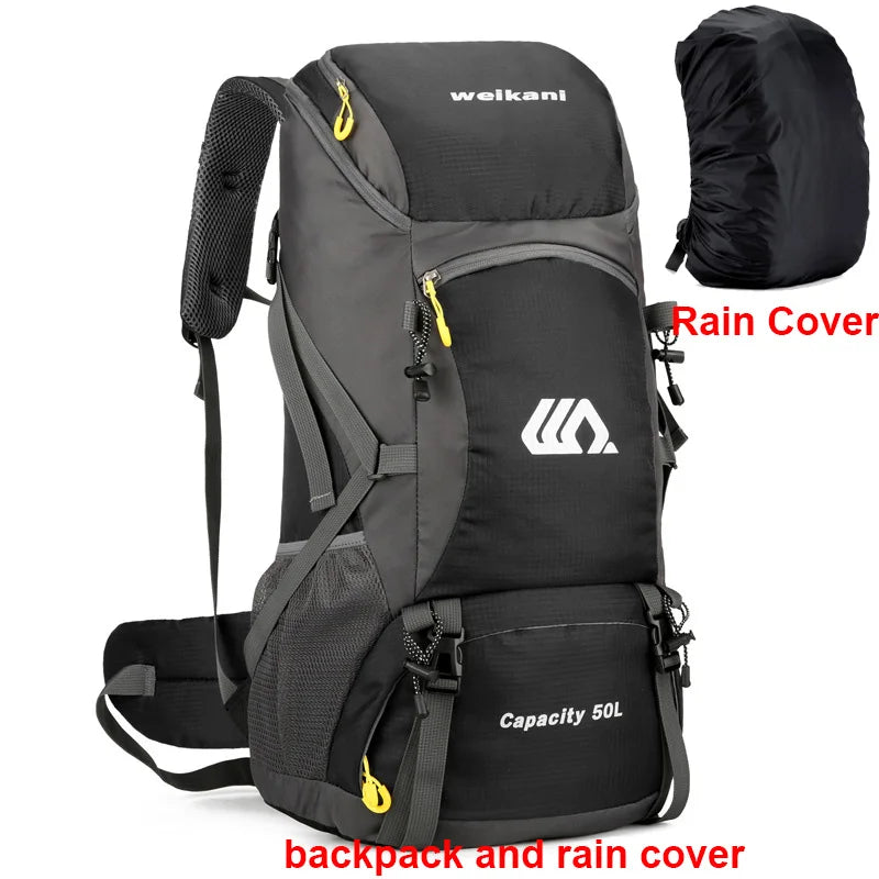 50L Waterproof Nylon Backpack