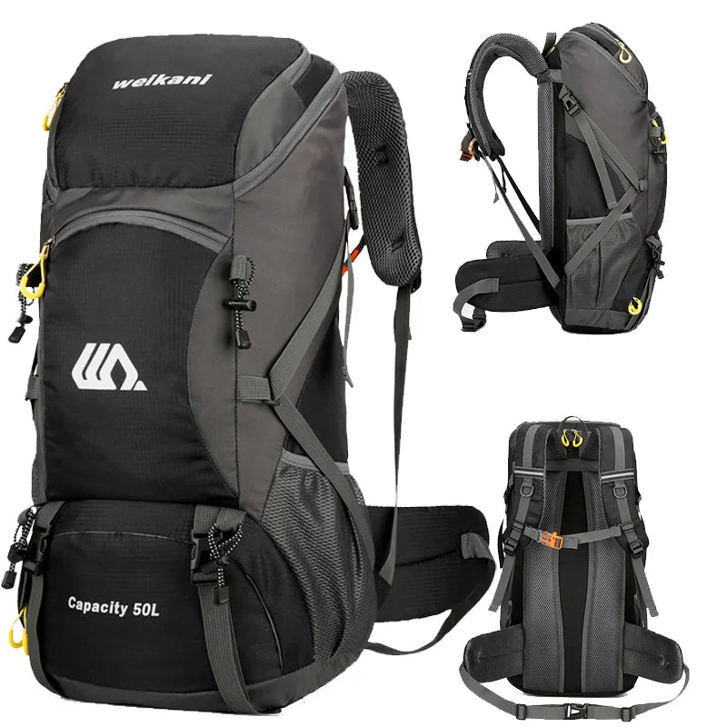 50L Waterproof Nylon Backpack