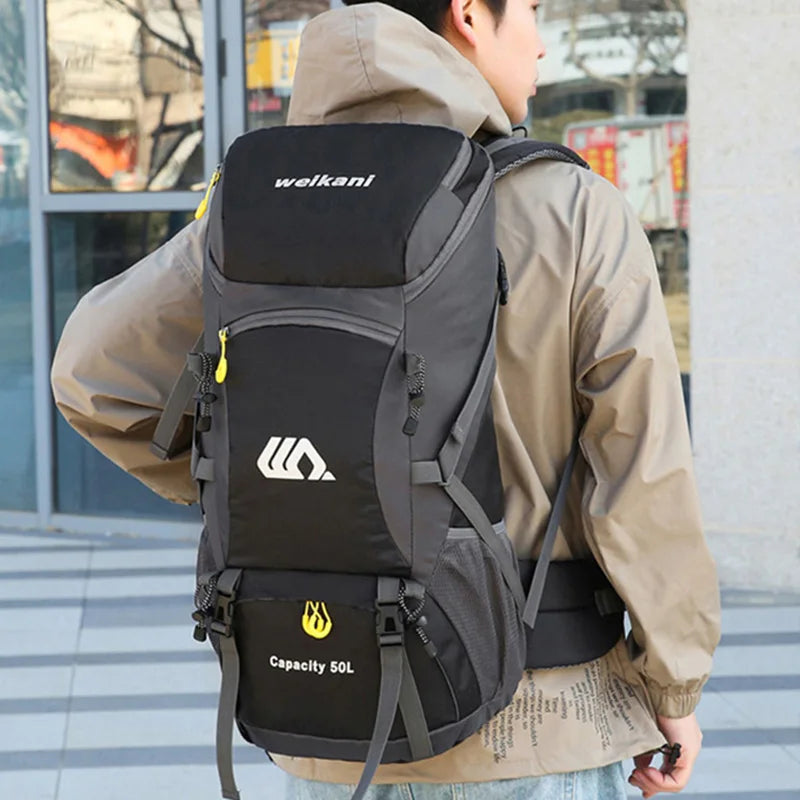 50L Waterproof Nylon Backpack