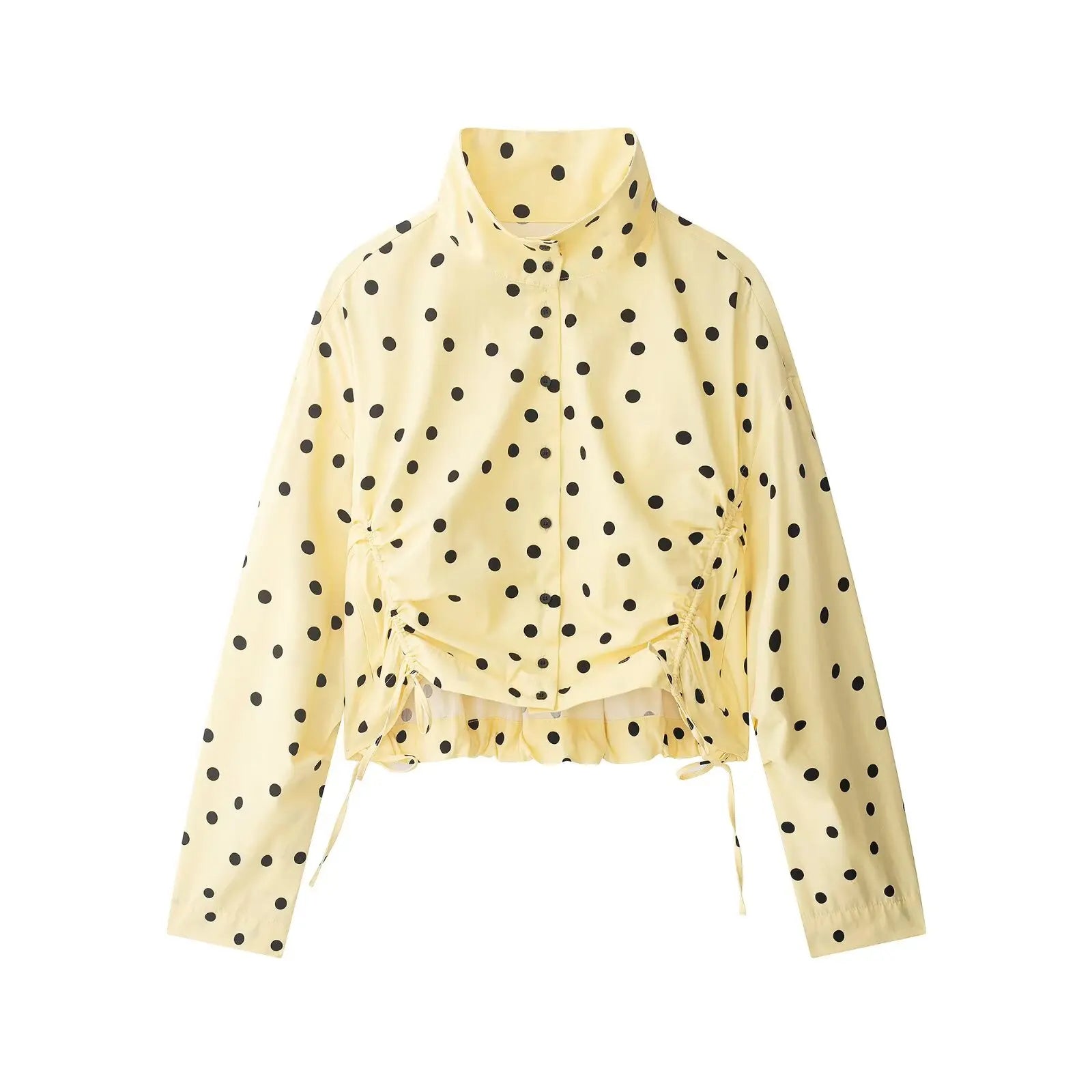 Polka Dot Crop Top Short Set