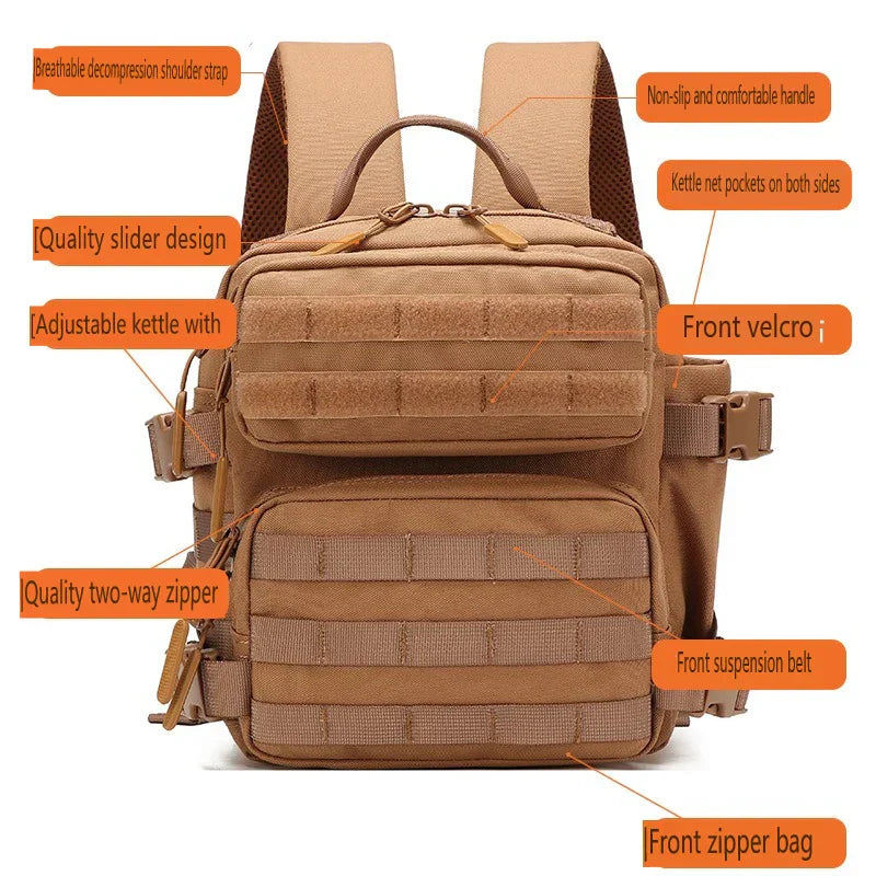 9L Oxford MOLLE Daypack