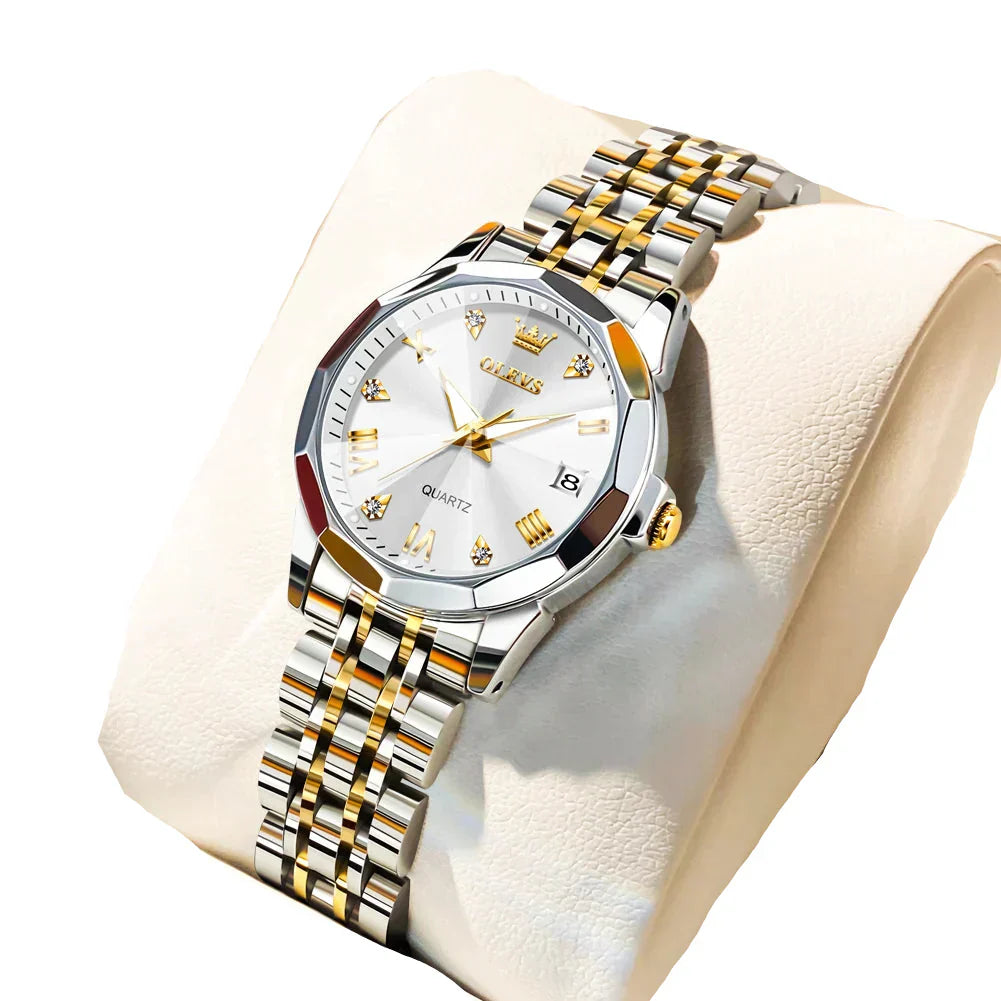 Gold Stainless Quartz Watch