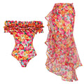 Floral Ruffle One-Piece