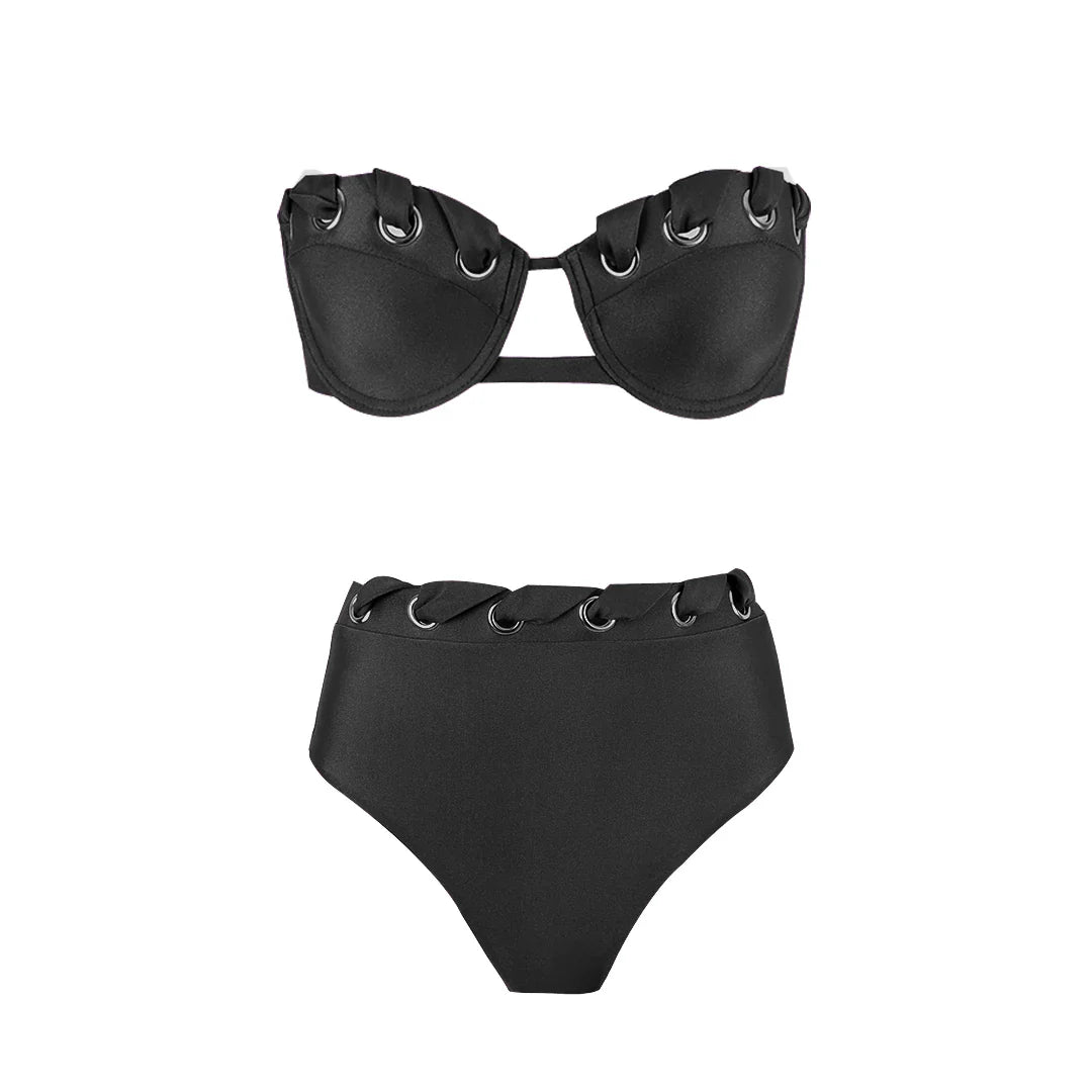 High Waist Underwire Bikini