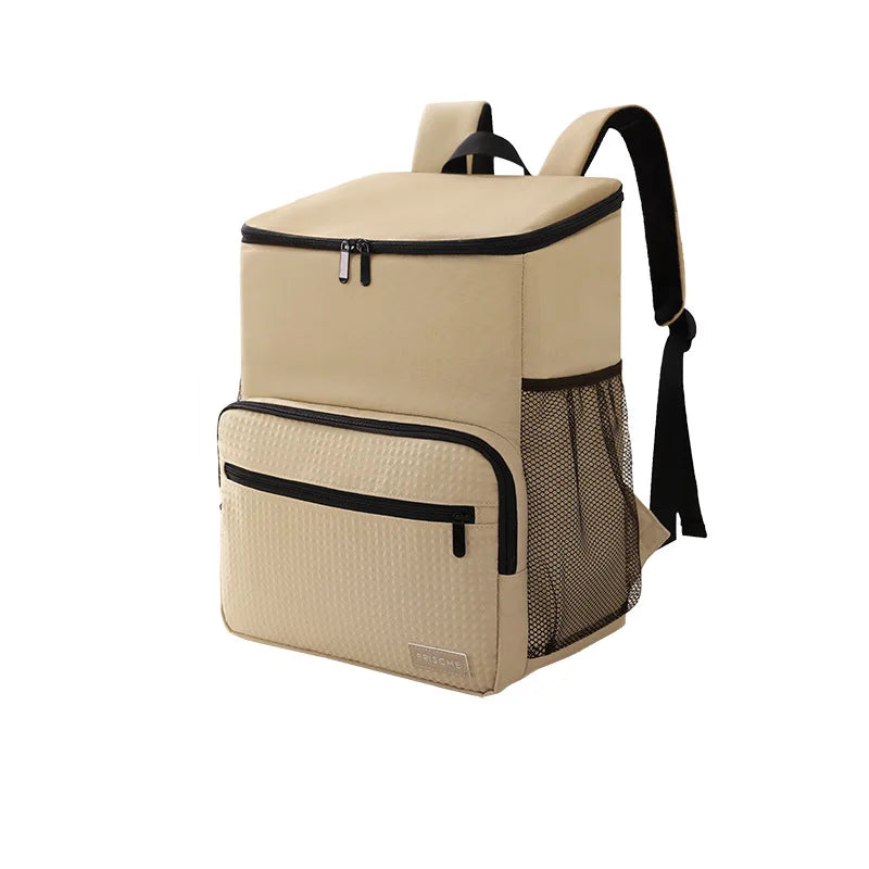 PEVA Cooler Backpack Khaki