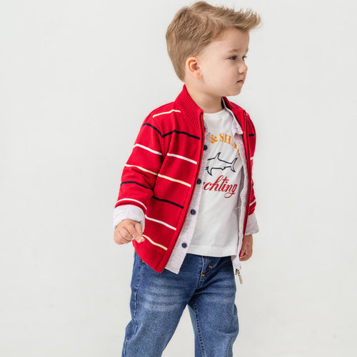 Boys Shark Cotton 4PC Set