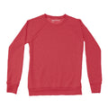 Women's Plain Crew Sweatshirt, Chili Pepper